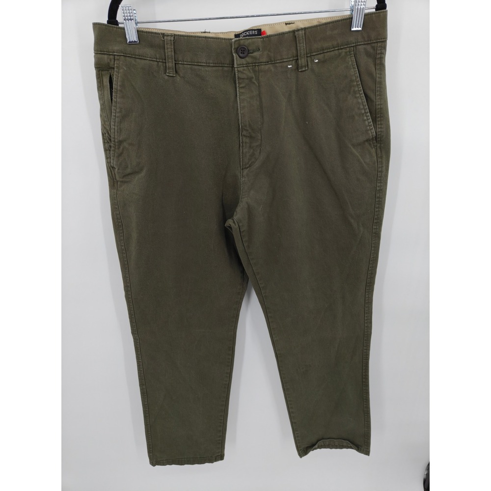 Dockers Smart 360 Flex Slim Fit Chino Pants Olive Green 34x29 79488-0009 Mens